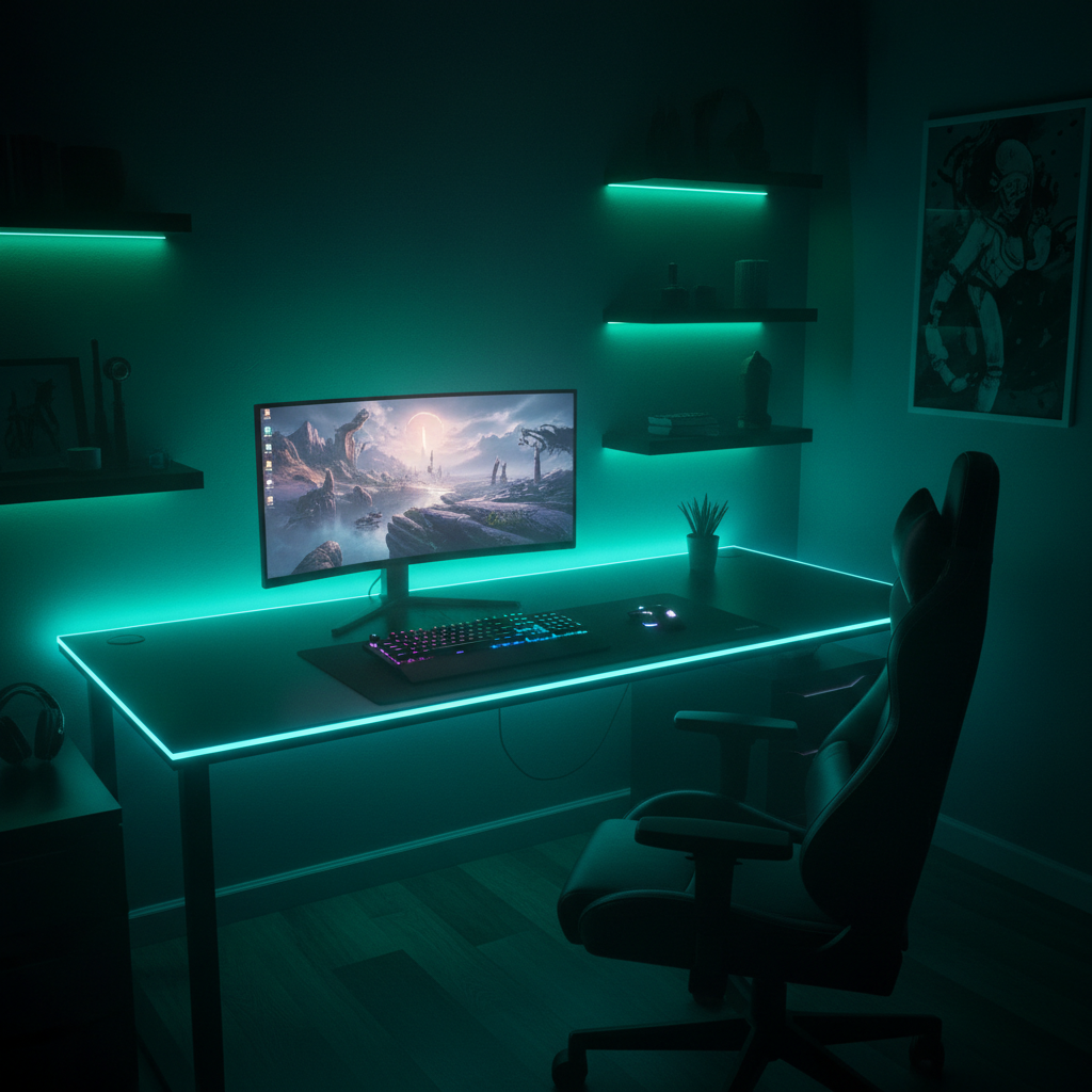 Gaming szoba RGB LED