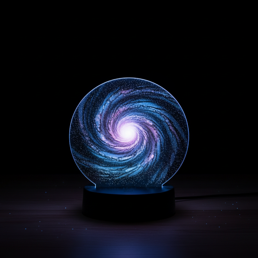 3D Galaxis LED Éjjeli Lámpa termékfotó